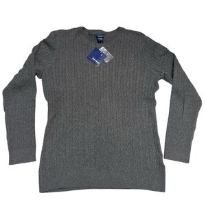 Basic Editions NWT - Womens Cable Knit Sweater Sz LG